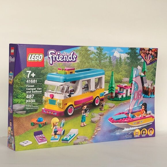 Lego Brand New Friends Camper Van and Sailboat 41681 Building Kit - Picture 7 of 13
